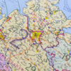 Hamburg in der PLZ Karte
