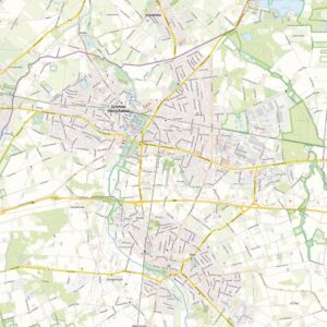 Topografische Karte von 48599 Gronau